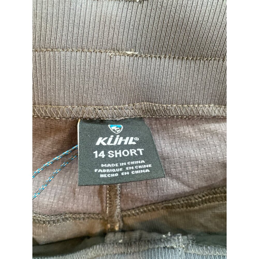 NWT Kuhl Avengr Pants Women's 14 Short RARE HTF Nylon Stretch Dark Gray MSRP$139 - Picture 8 of 12